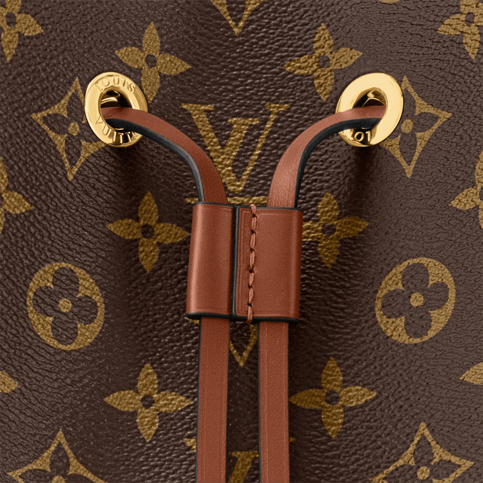 Louis Vuitton Luxury Monogram Canvas And Leather Handbag Neonoe Caramel view 13