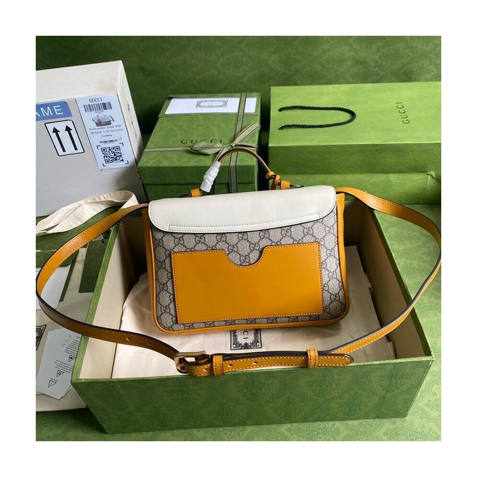 Gucci Padlock Small Shoulder Bag White view 5