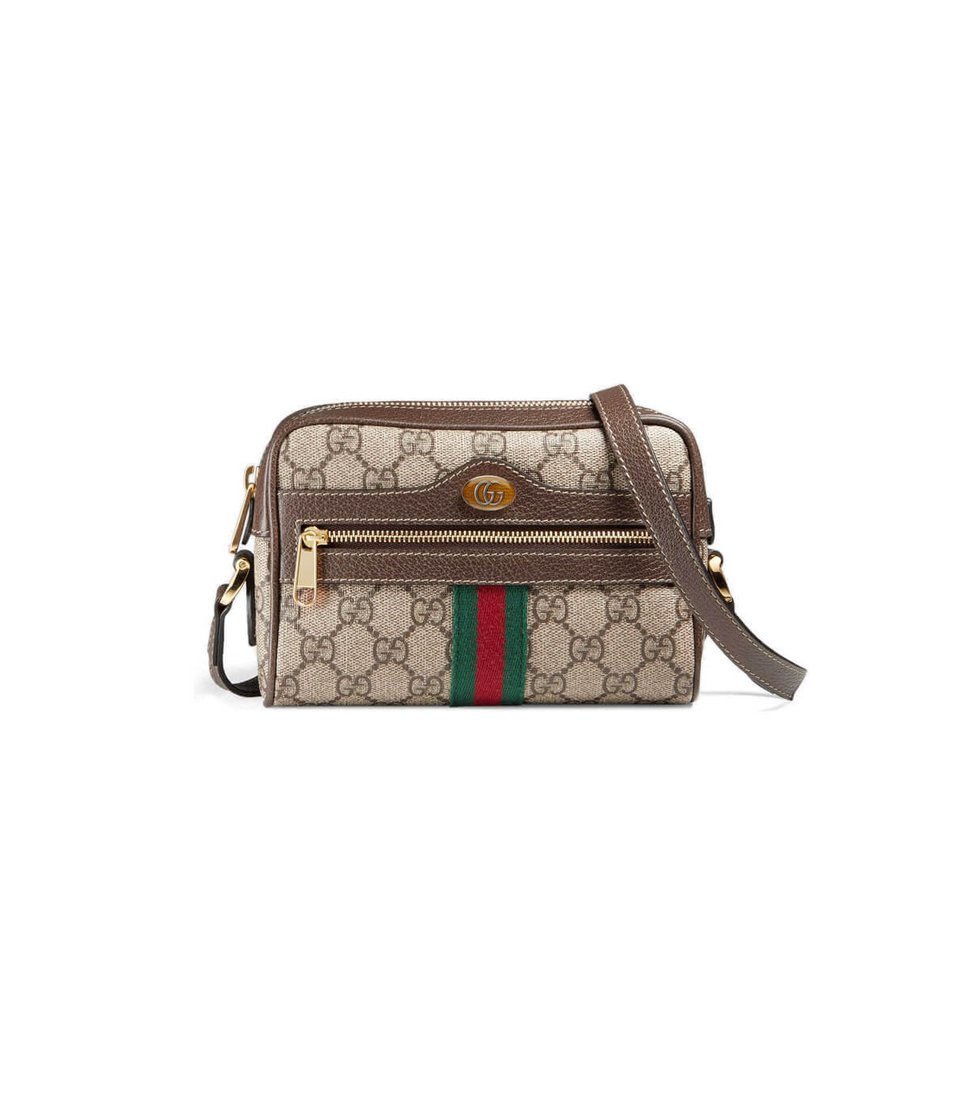 Gucci Ophidia GG Supreme Mini Bag Beige view 2