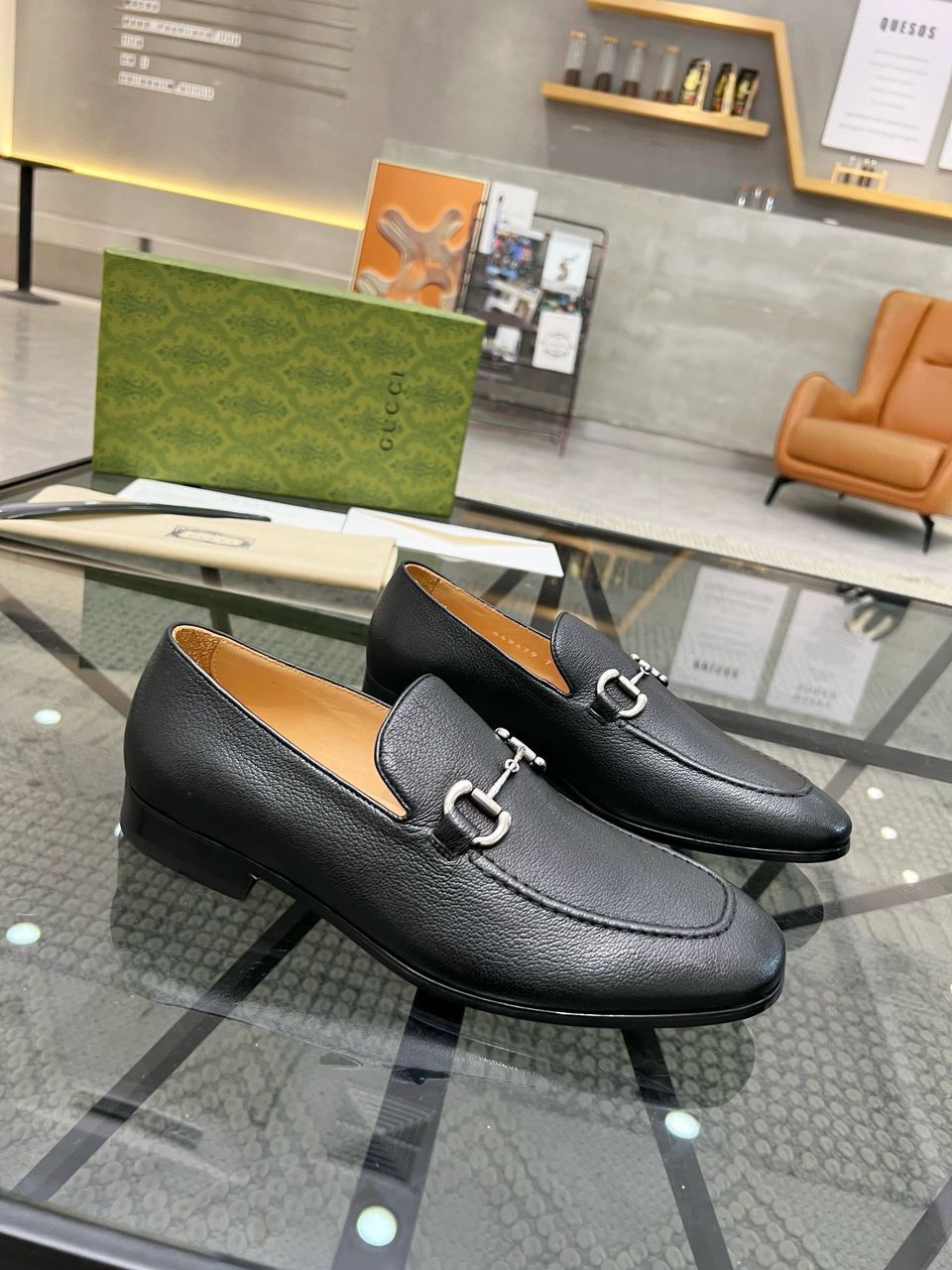 Gucci Horsebit Loafer Black view 3