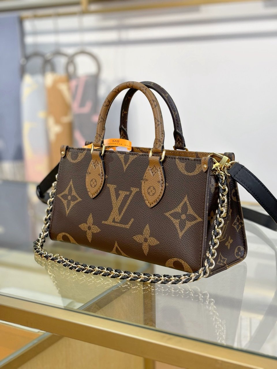 Louis Vuitton LV x TM OnTheGo East West Chain Bag ‘Black’ M14236 25cm/ 9.8in view 14