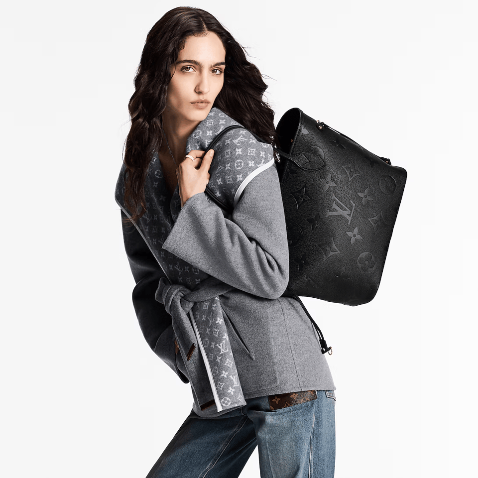 Louis Vuitton Neverfull Mm Tote Bag Black 31cm M45685 view 4
