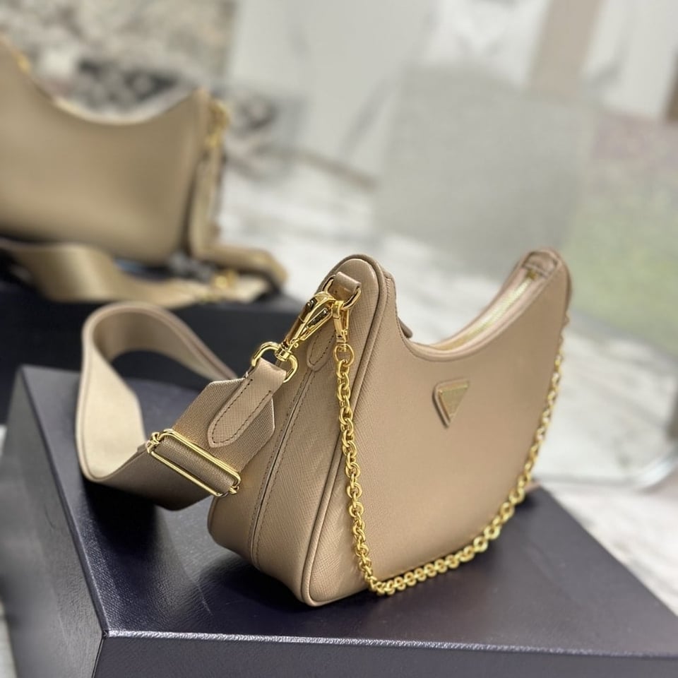 Prada Re Edition 2005 Re Nylon Bag Camel 22Cm view 5