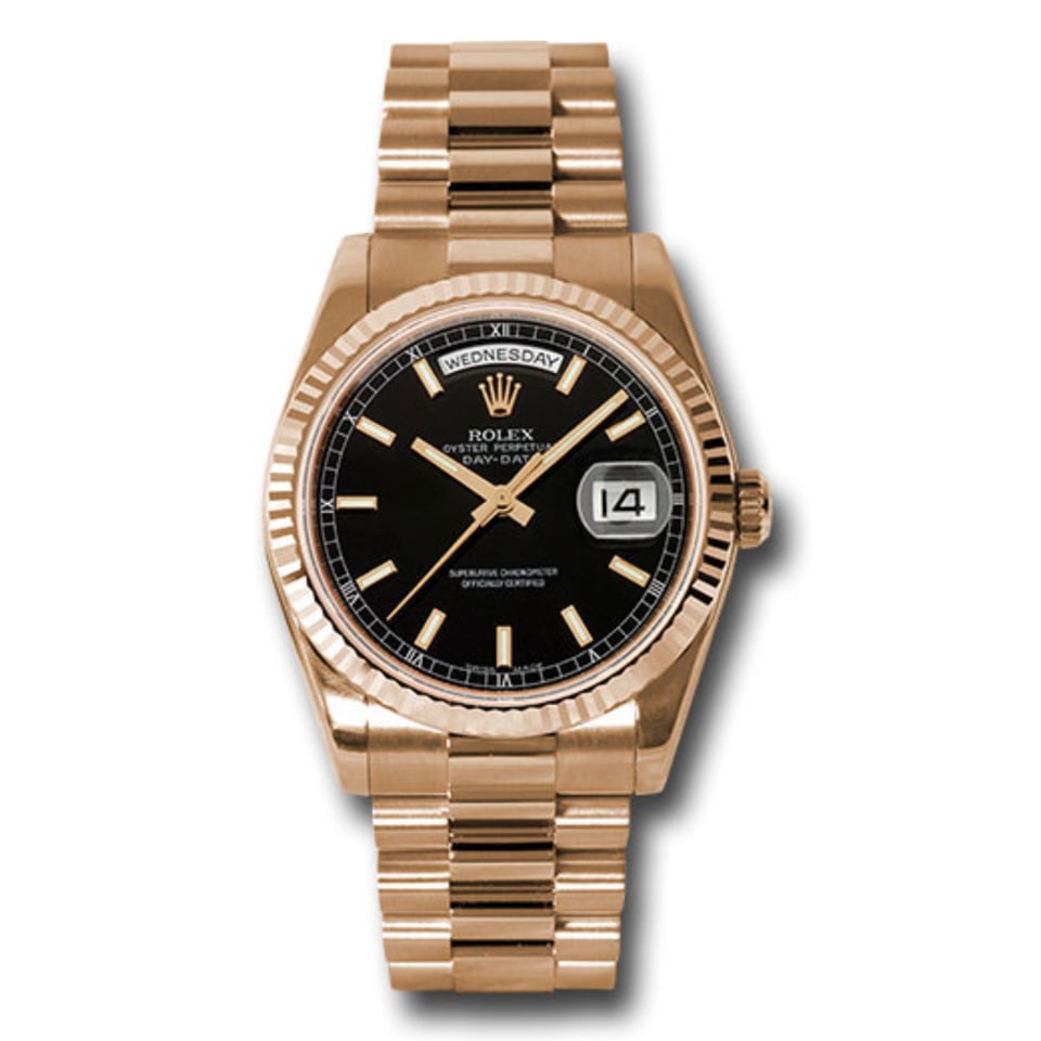 [Superclone] Rolex Day-Date II 41mm Black Dial President 218235-2
