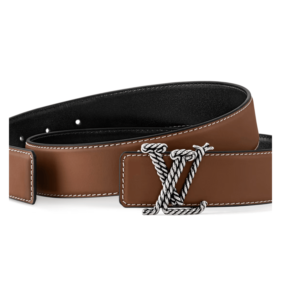 Louis Vuitton LV Rope 35mm Reversible Men Belt M4137S view 3