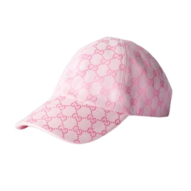 Gucci GG Cotton Canvas Baseball Hat Light Pink ‎875733 3HBMD 5072