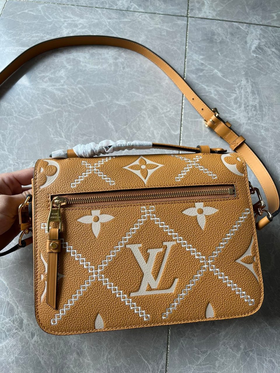 Louis Vuitton Pochette M Tis 25Cm Brown Bag view 5
