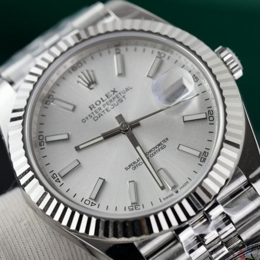 [Superclone] Rolex Datejust 41mm Silver Dial Jubilee 126334 view 2