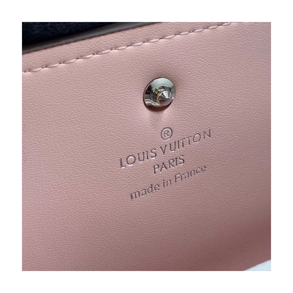 Louis Vuitton Iris Wallet in Pink Gradient Mahina Perforated Leather view 9