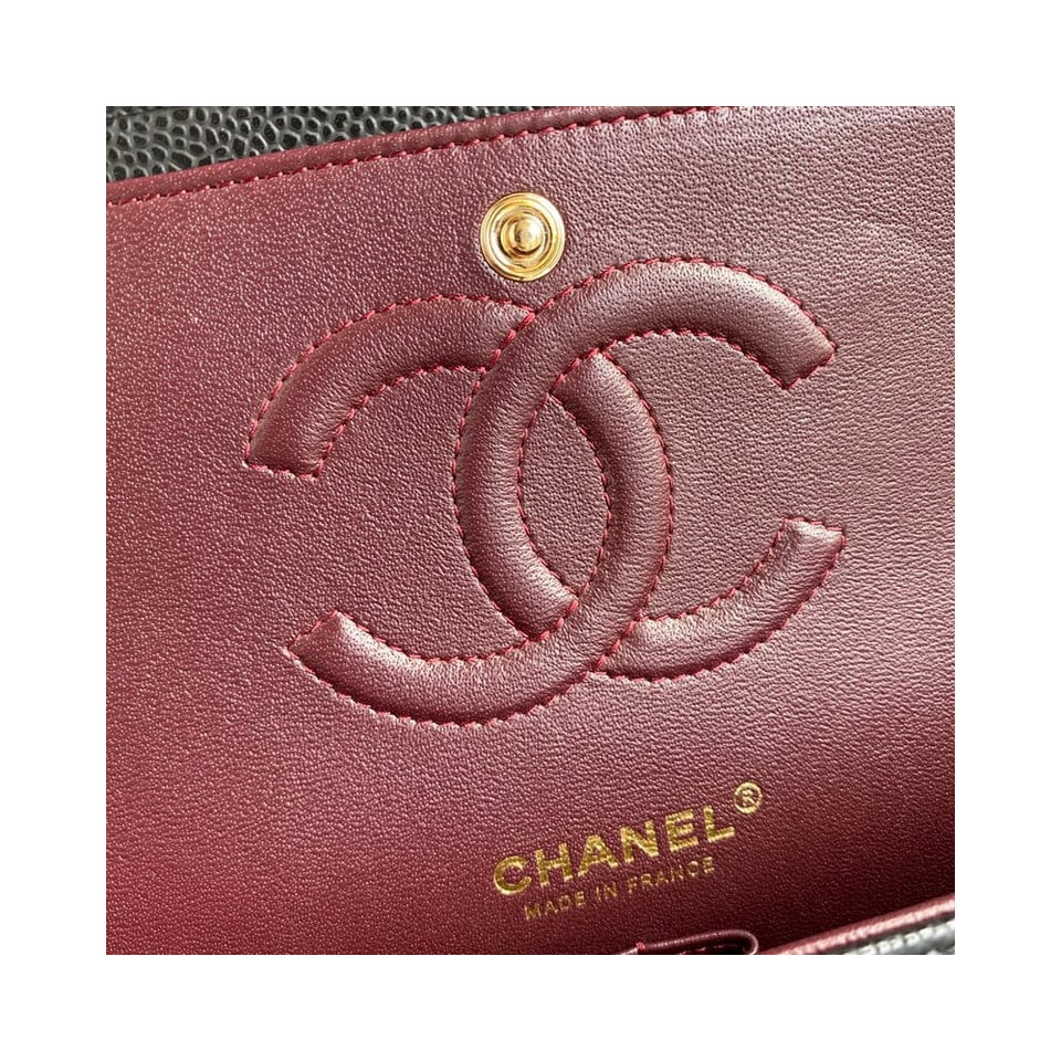 Chanel Caviar Calfskin Medium Classic Double Flap Bag 25.5cm view 10