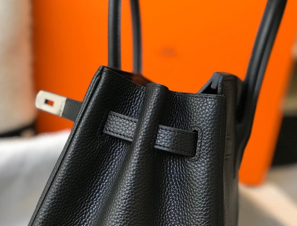 Hermes Birkin 35Cm Bag Black Togo Silver Hardware view 7