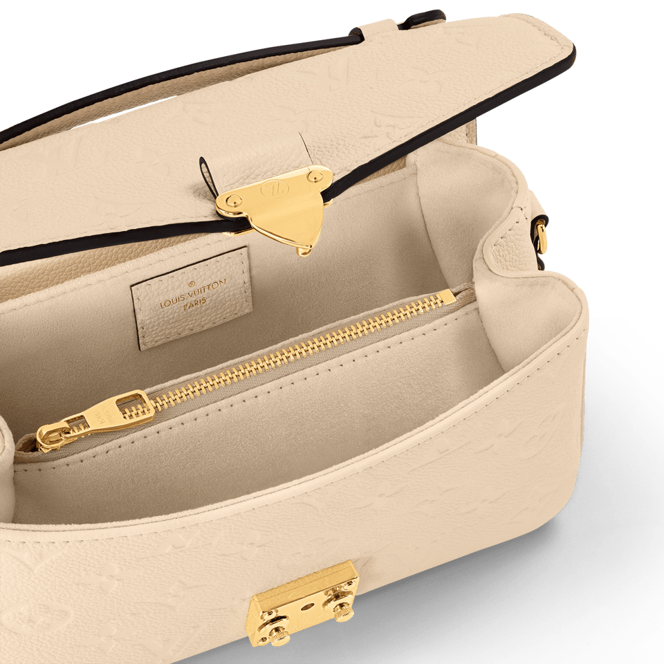Louis Vuitton Pochette Métis East West Monogram Empreinte Leather – Women – Handbags Cream view 12
