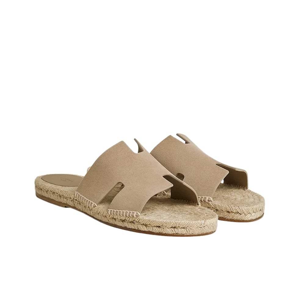 Hermes Antigua Espadrille Beige Sable H231001Zh1J440 view 2