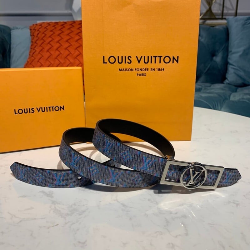 Louis Vuitton Dauphine 25mm Reversible Belt MP136U view 3