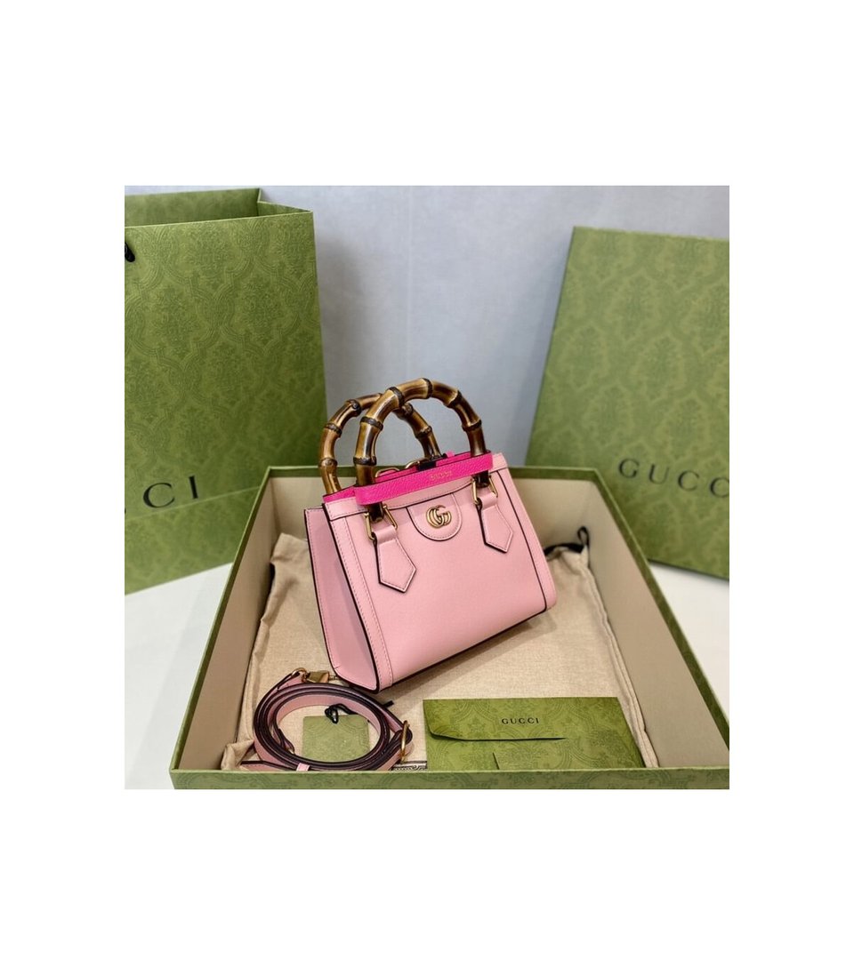 Gucci Diana Mini Tote Bag Pink view 13