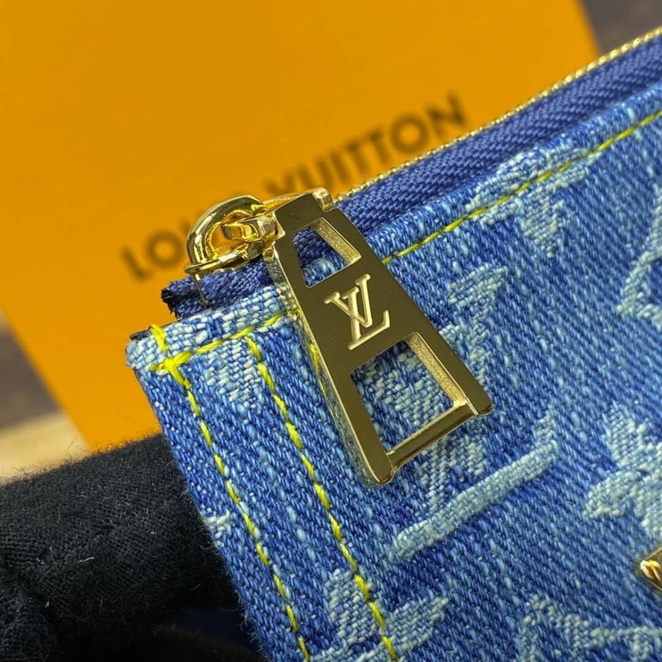 Louis Vuitton Monogram Denim Victorine Wallet view 7