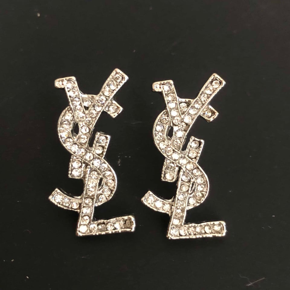 Saint Laurent Dinamond Earrings view 2