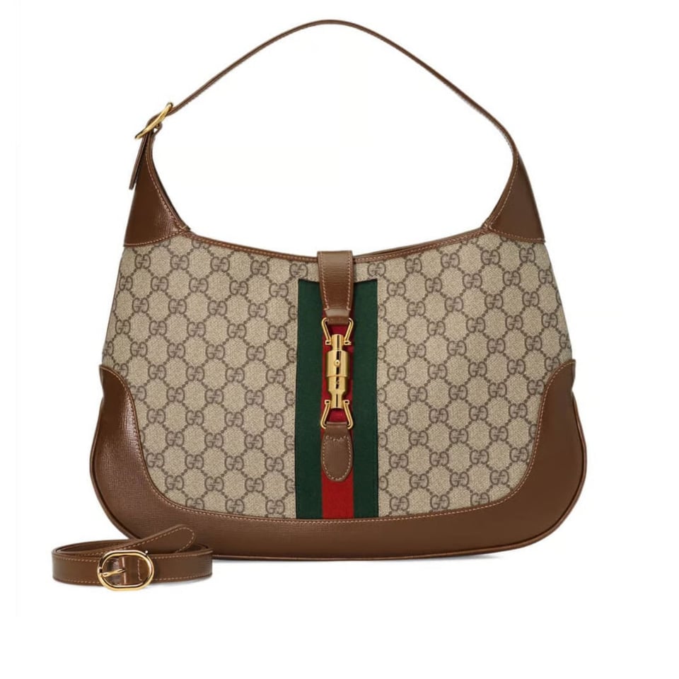 Gucci Jackie 1961 Medium Shoulder Bag in GG Canvas 36.5cm view 2