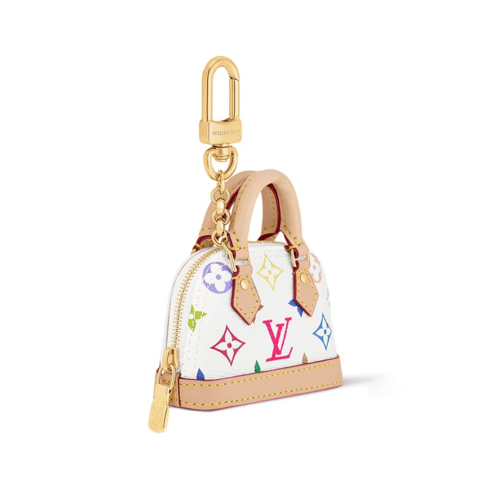 Louis Vuitton Alma Monogram Multicolor LV x™ Microphone Accessories 9cm/3.5in White M02458 view 3
