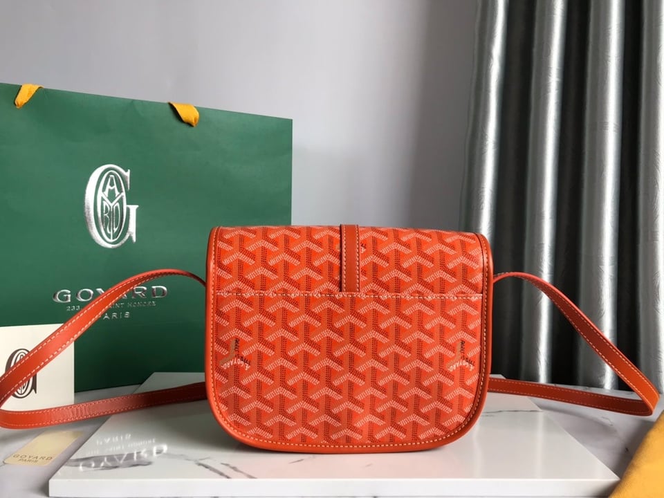 Goyard Belvedere Mm Bag 28Cm Orange Canvas view 5