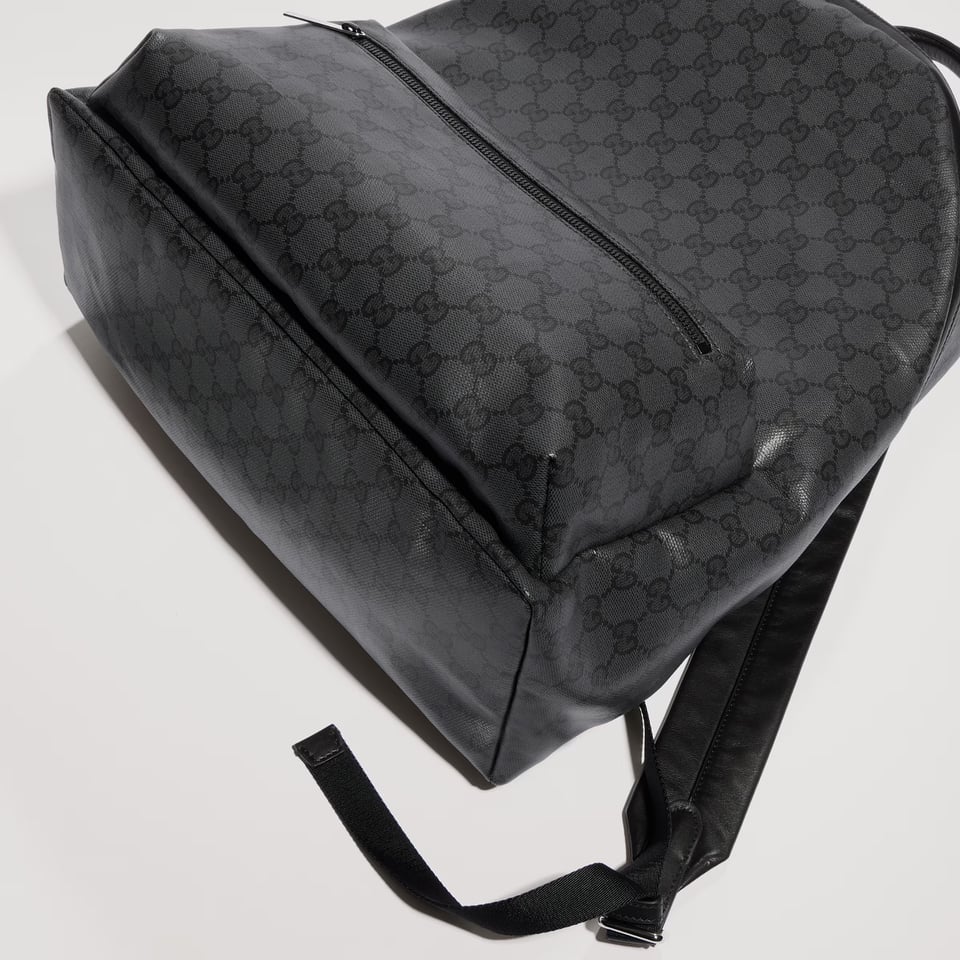 Gucci Essence Classic Medium Backpack A0020S Black GG 34cm/13.4in view 6