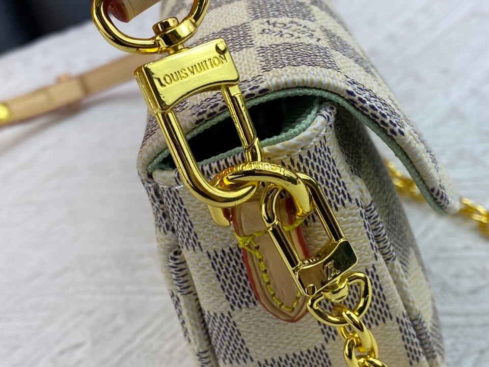 Louis Vuitton Ivy Wallet On Chain Bag Damier Ebene Beige 23cm/9in view 8