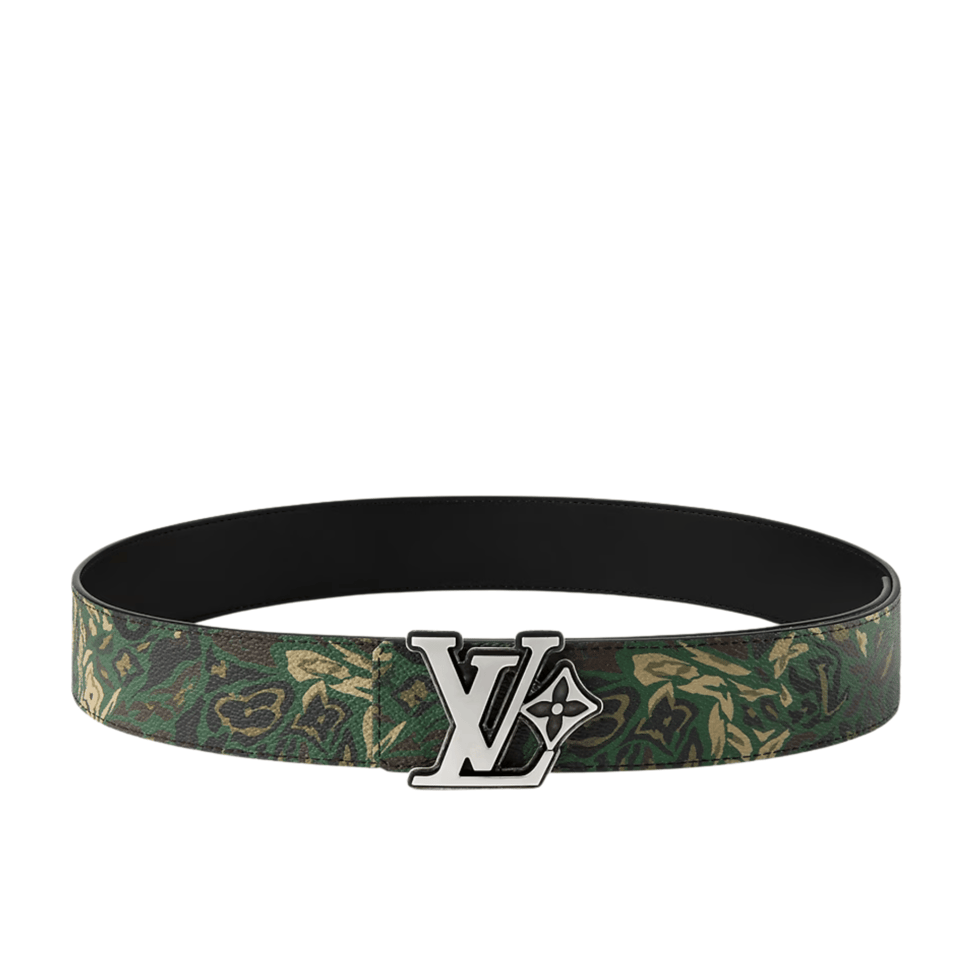 Lv LV Flower Camoflage 40mm Reversible Belt For Men view 2