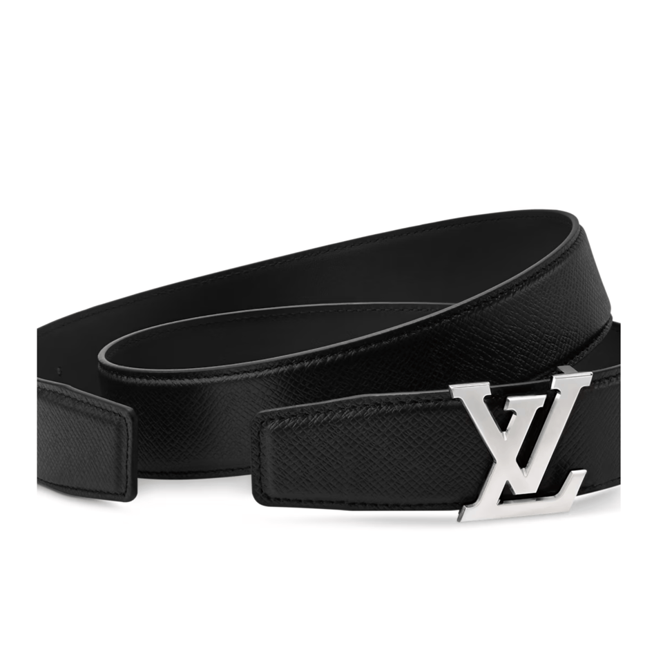 Louis Vuitton LV Black Heritage 35mm Reversible Men Belt M4250S view 4