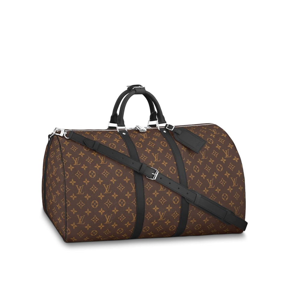Louis Vuitton Keepall Bandouli Re 55 Monogram Macassar 55cm M56714 view 2