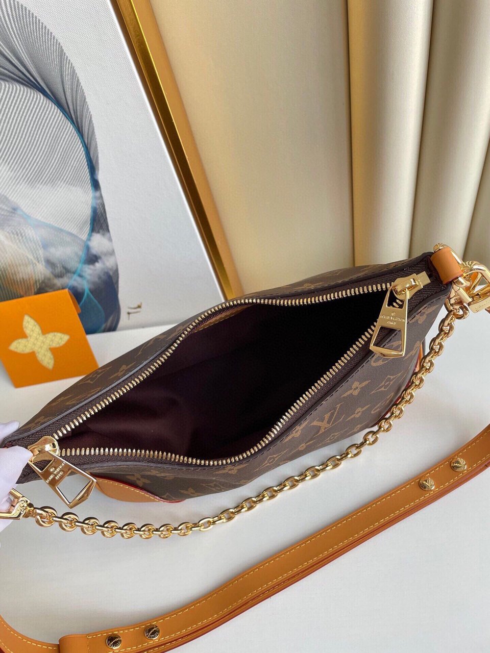Louis Vuitton Lv Boulogne Monogram Canvas Beige M45832 29cm/ 11.8in view 16