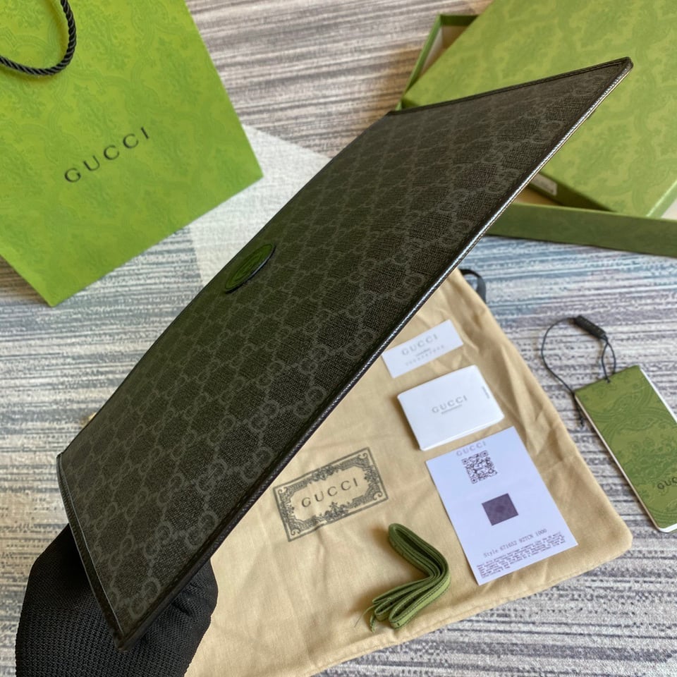 Gucci Beauty Case With Interlocking G Black 12in/31cm For Men view 8