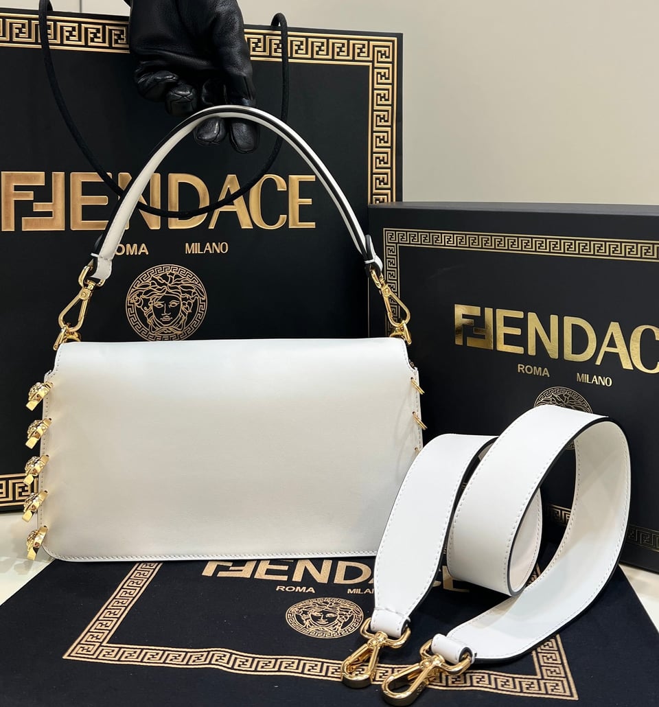 Fendace Baguette Brooch White 28cm/ 11.02in view 4