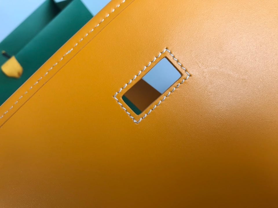 Goyard Belvedere Mm Bag 28Cm Yellow Canvas view 10