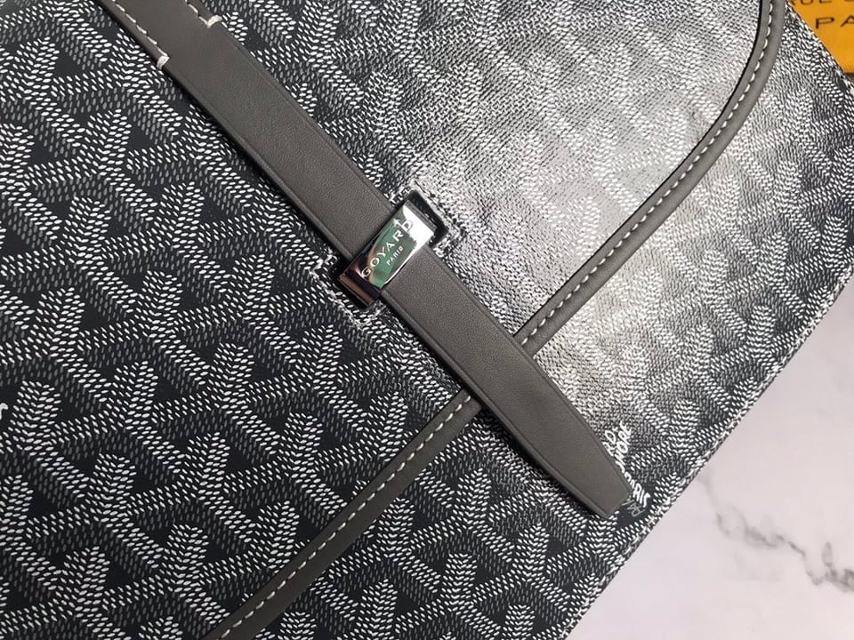 Goyard Belvedere Mm Bag 28Cm Grey Canvas view 6