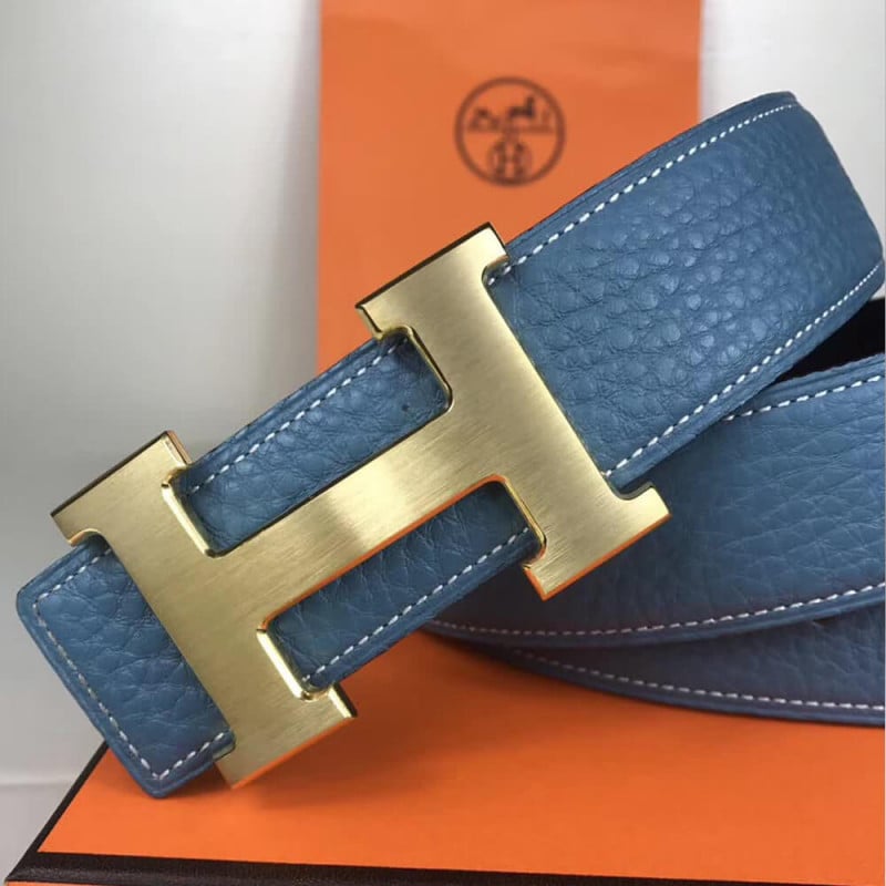 Hermes H Belt Buckle &amp; Reversible Leather Strap 38 mm HB04 view 4