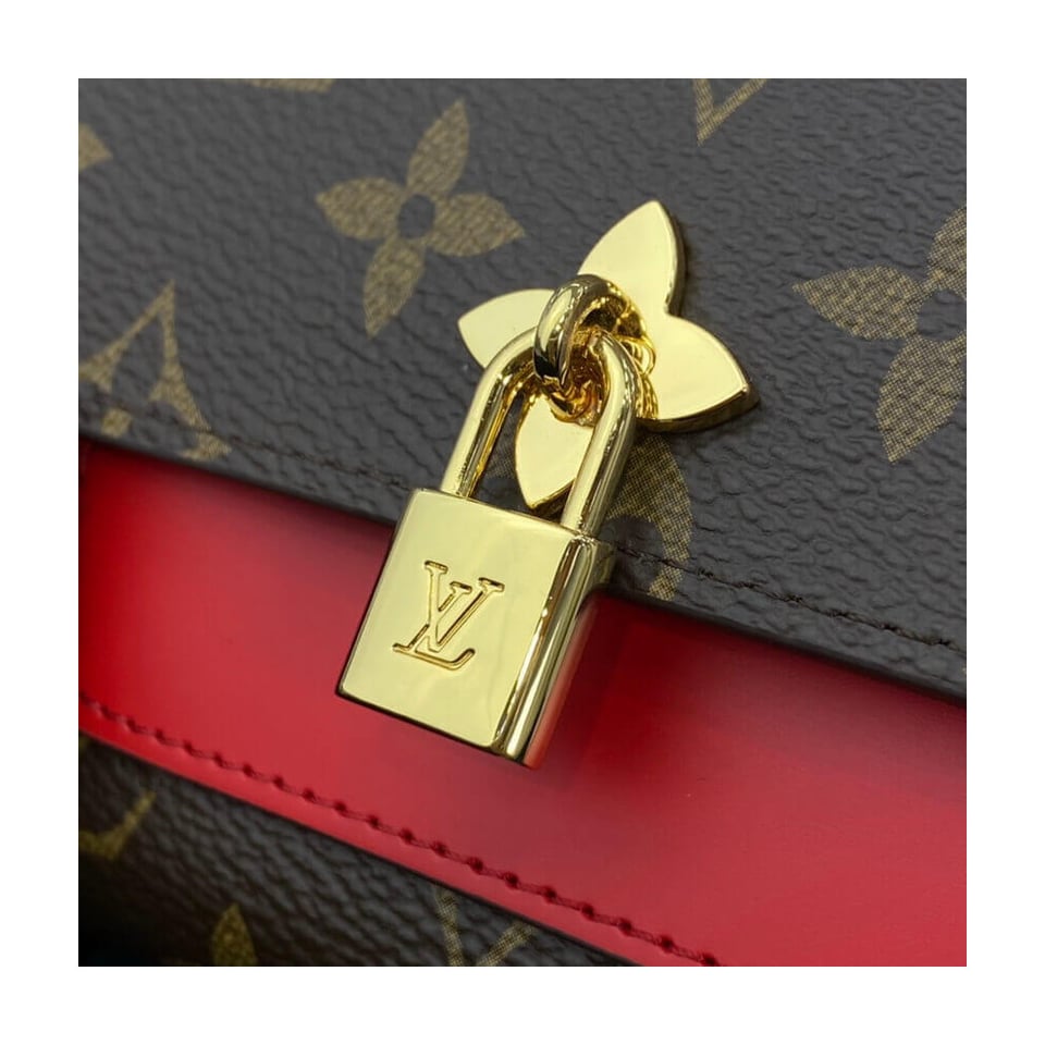 Louis Vuitton Flower Compact Wallet Red view 7