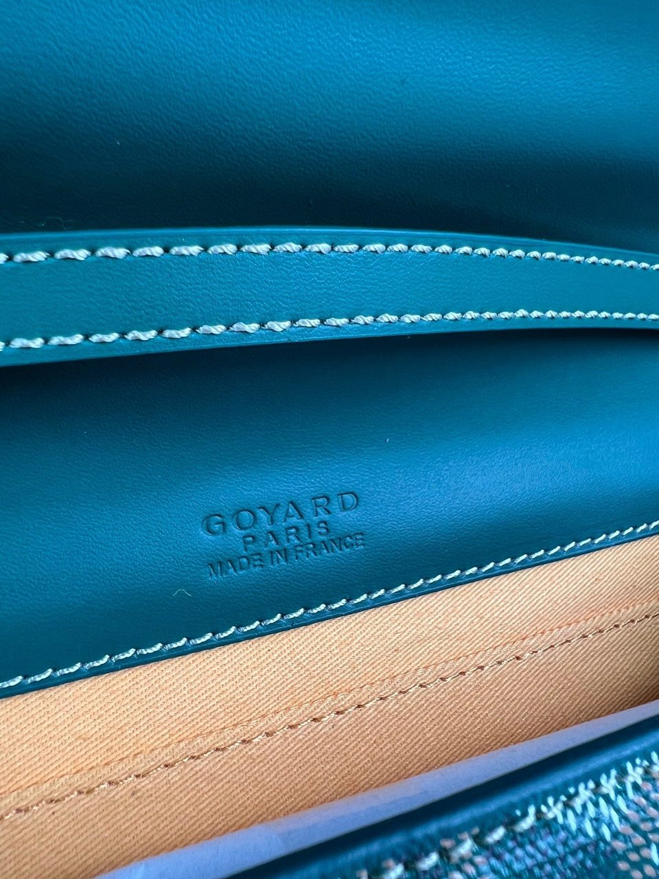 Goyard Monte-Carlo Pm Clutch 25cm Green Goyardine Canvas view 4