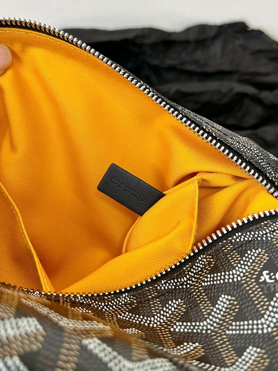 Goyard Goya Cosmetic Bag 24Cm Black Canvas view 9