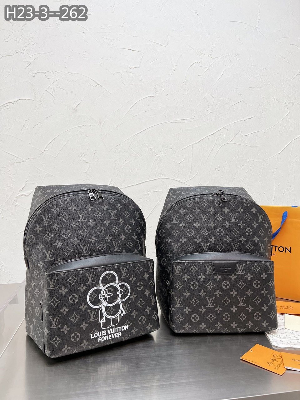 Louis Vuitton Apollo Backpack Monogram Vivienne Eclipse Black 37Cm view 4