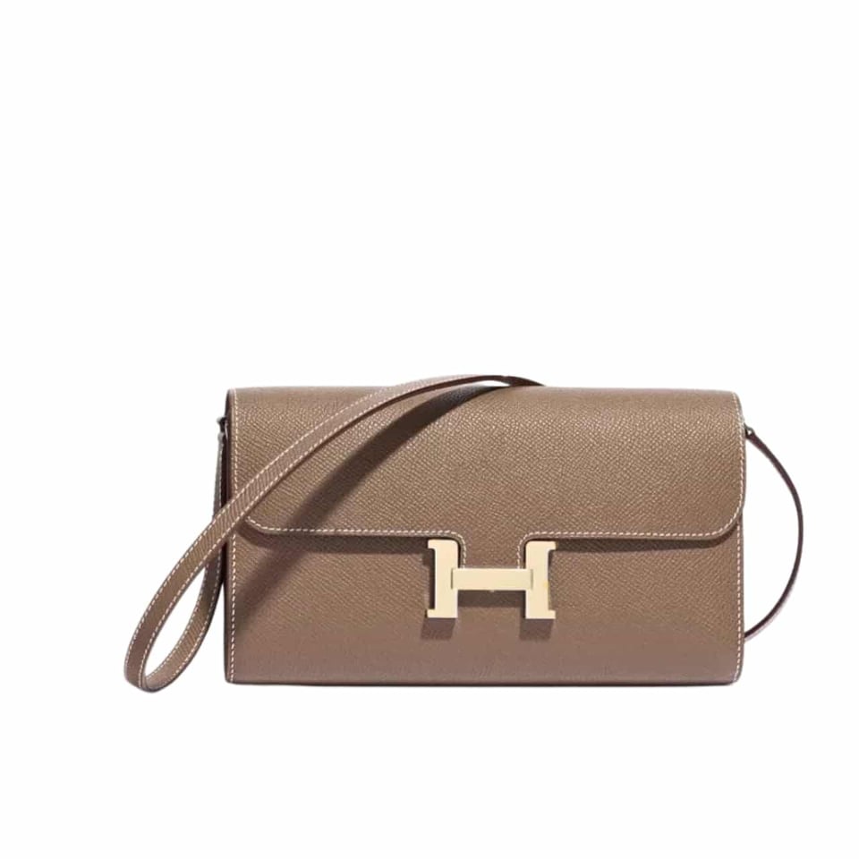 Hermes Constance To Go Epsom Etoupe 21Cm view 2