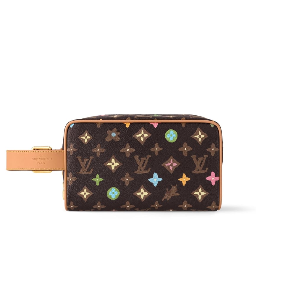Louis Vuitton Locker Dopp Kit Monogram Craggy Chocolate 28Cm M47069 view 2