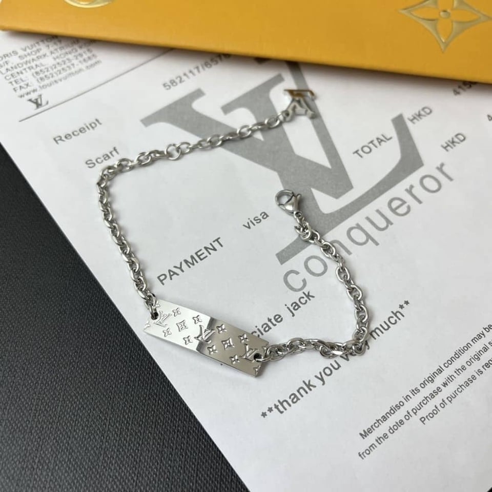 Louis Vuitton Monogram Bold Bracelet Silver M00681 view 2