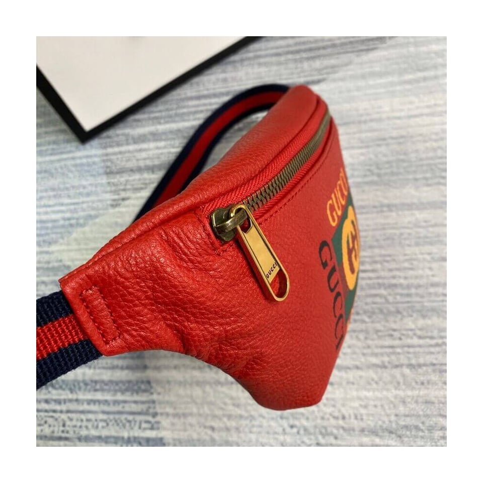 Gucci Coco Capitán Print Belt Bag Red view 9