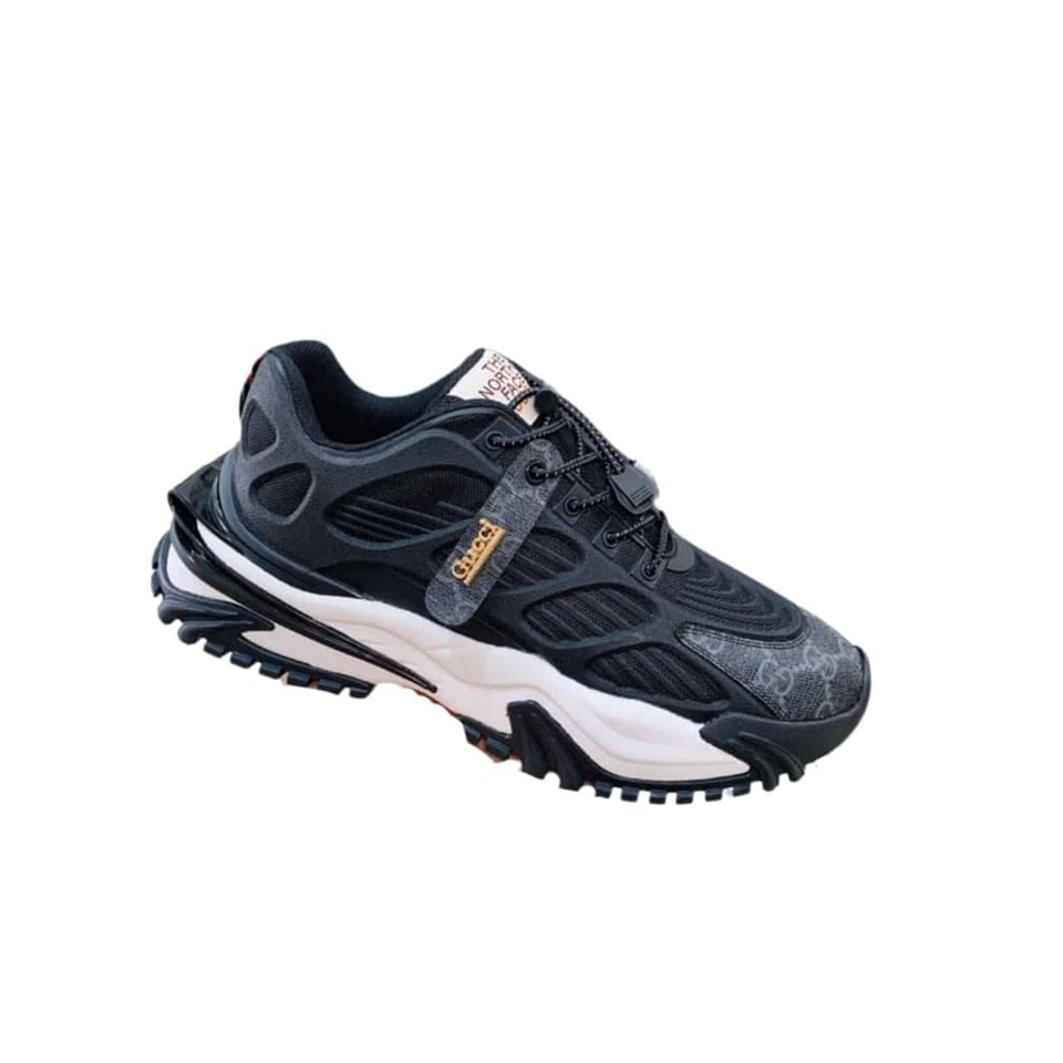 Gucci Gg Men?S Sneaker Rubber Leather Black view 2