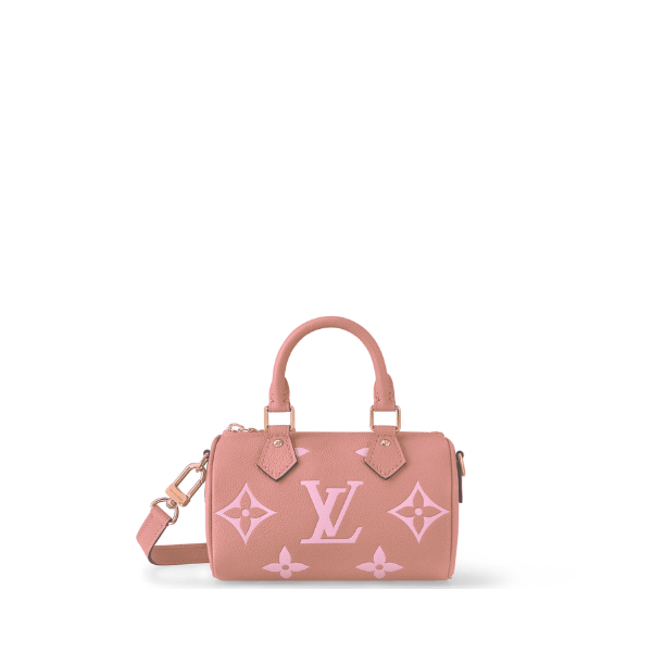Louis Vuitton Nano Speedy Monogram Canvas Pink 17Cm M81456 view 2