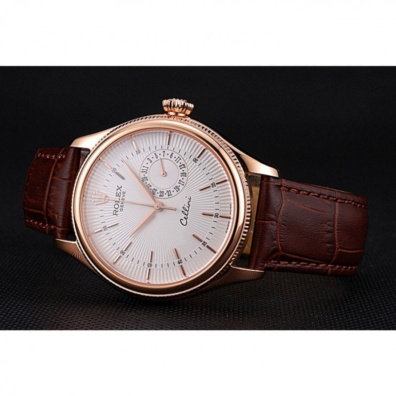 Rolex Cellini 38mm White Dial 622725 view 5