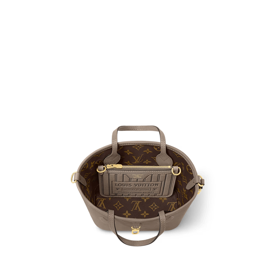Louis Vuitton Neverfull Bandoulière Inside Out BB Dark Fango Cowhide 26.5cm M12109 view 6