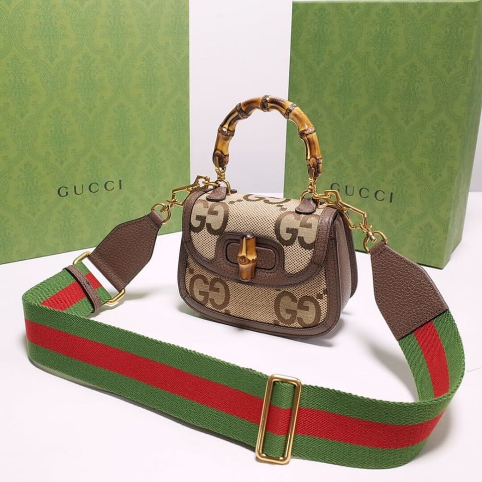 Gucci Bamboo 1947 Jumbo GG Mini Bag view 9