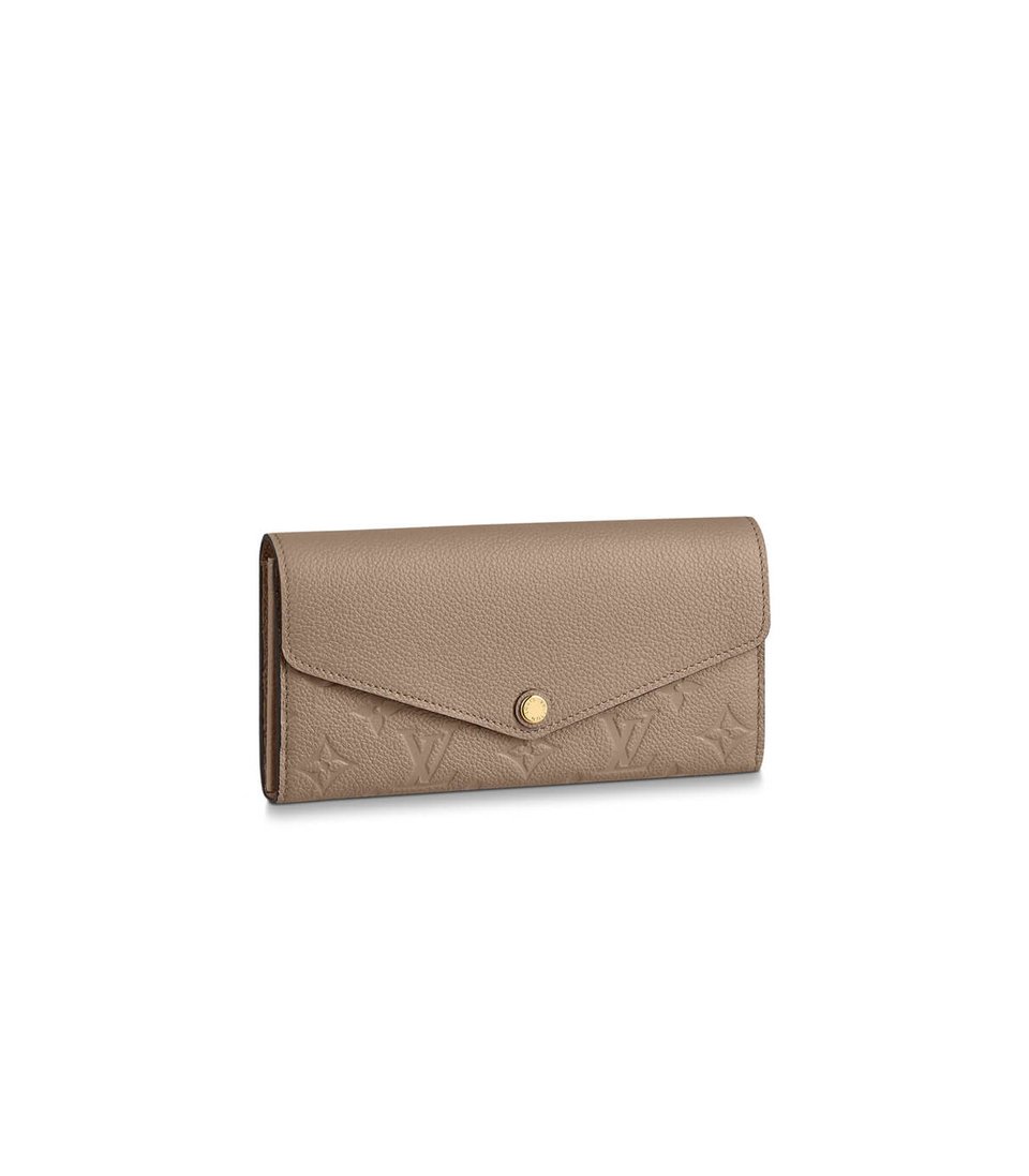 Louis Vuitton Monogram Empreinte Sarah Wallet Touterelle view 2