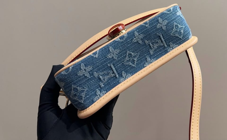 Louis Vuitton Diane Nano Bag Blue Denim 19cm M27700 view 8
